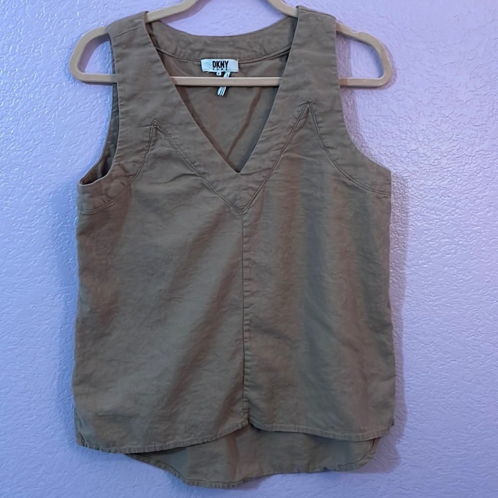 DKNY dusty pink tank top